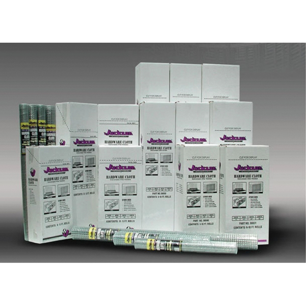 11 03 12 13 Hardware Cloth, 5 ft L, 24 in W, 19 ga, 1/2 x 1/2 in Mesh, Galvanized
