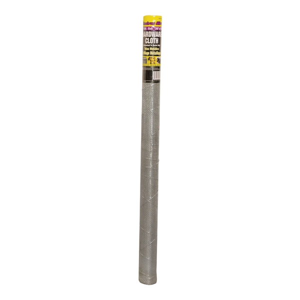 Jackson Wire 11 06 16 15 Hardware Cloth, 10 ft L, 36 in W, 27 ga, 1/8 x 1/8 in Mesh, Galvanized - 2