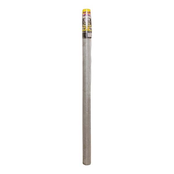11 06 17 15 Hardware Cloth, 10 ft L, 48 in W, 27 ga Gauge, 1/8 x 1/8 in Mesh, Steel, Galvanized