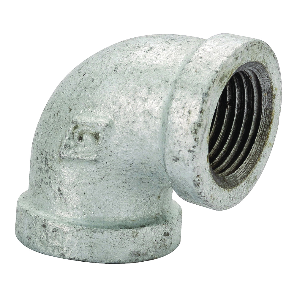 PPG90R-25X15 Reducing Pipe Elbow, 1 x 1/2 in, Threaded, 90 deg Angle