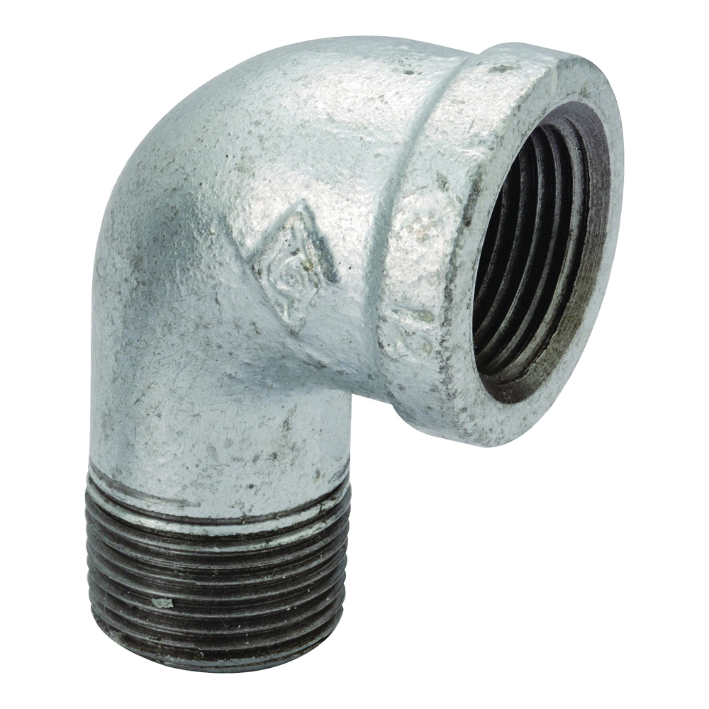 Worldwide Sourcing 6-1/2G Street Pipe Elbow, 1/2 in, Threaded, 90 deg Angle, SCH 40 Schedule, 300 psi Pressure - 1