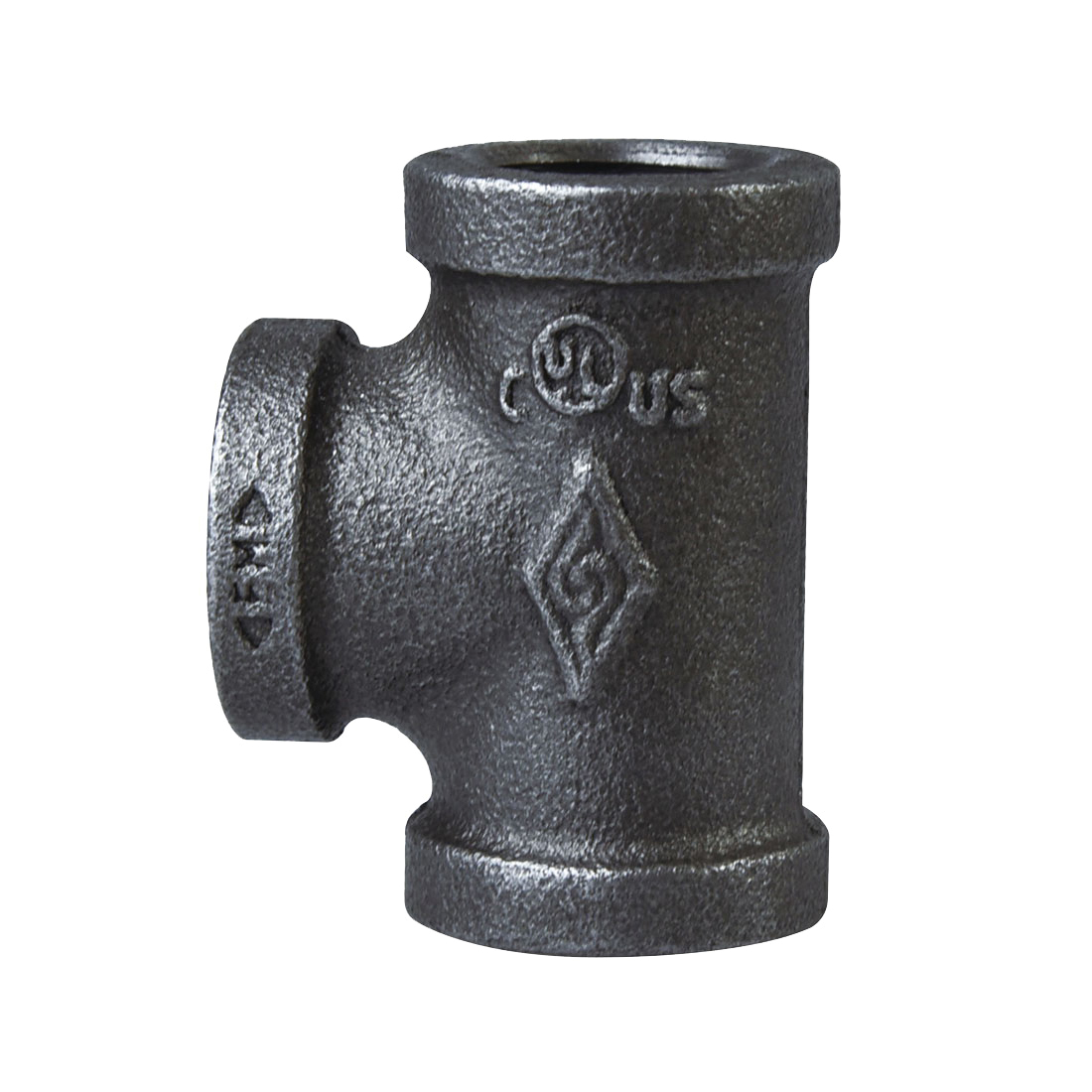 11A-3/4B Pipe Tee, 3/4 in, Threaded, Malleable Iron, SCH 40 Schedule, 300 psi Pressure