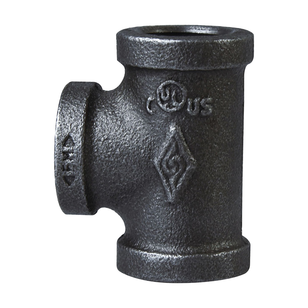 11A-1 1/2B Pipe Tee, 1-1/2 in, Threaded, Malleable Iron, SCH 40 Schedule, 300 psi Pressure