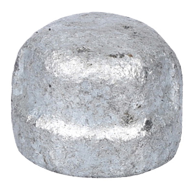 18-1/8G Hex Pipe Cap, 1/8 in, Threaded, Iron, SCH 40 Schedule, 300 psi Pressure