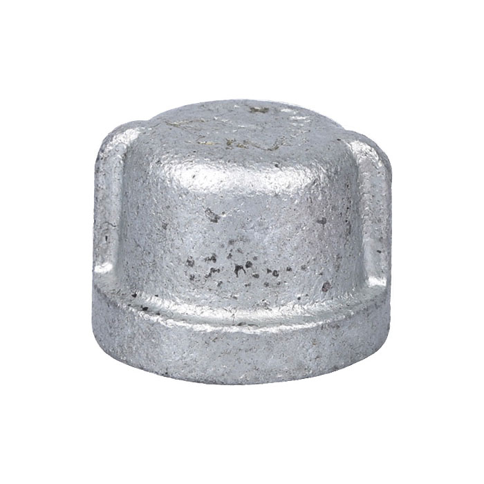 18-1/2G Pipe Cap, 1/2 in, Threaded, Iron, SCH 40 Schedule, 150 psi Pressure