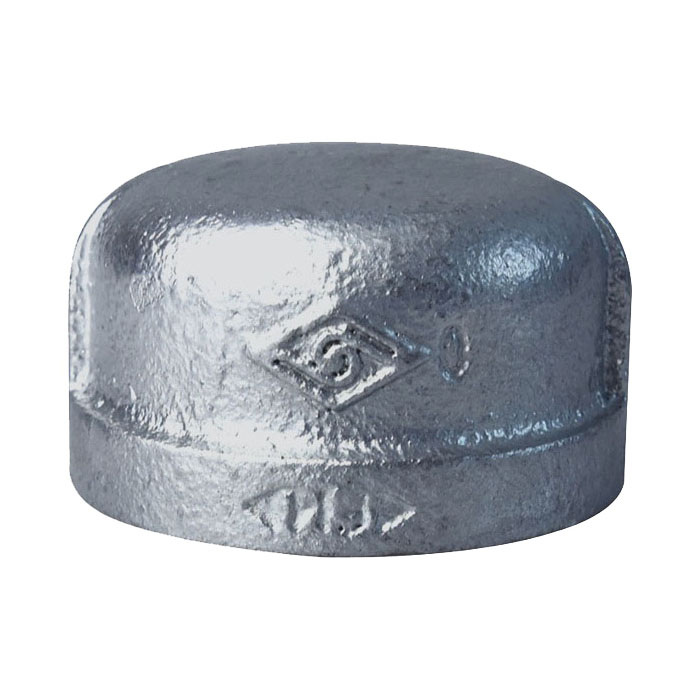 18-1-1/4G Pipe Cap, 1-1/4 in, Threaded, Iron, SCH 40 Schedule, 150 psi Pressure