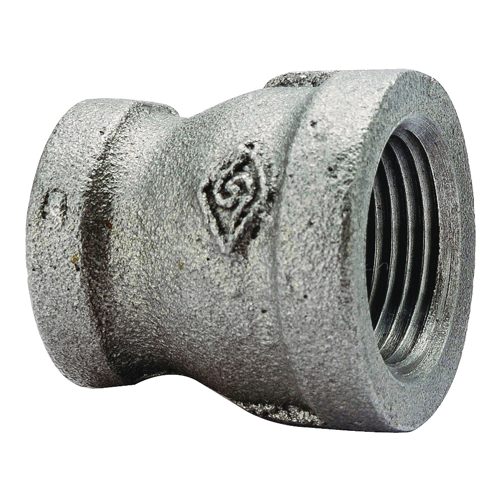 B240 40X32 Reducing Pipe Coupling, 1-1/2 x 1-1/4 in, FIP, Steel, 40 Schedule, 300 psi Pressure