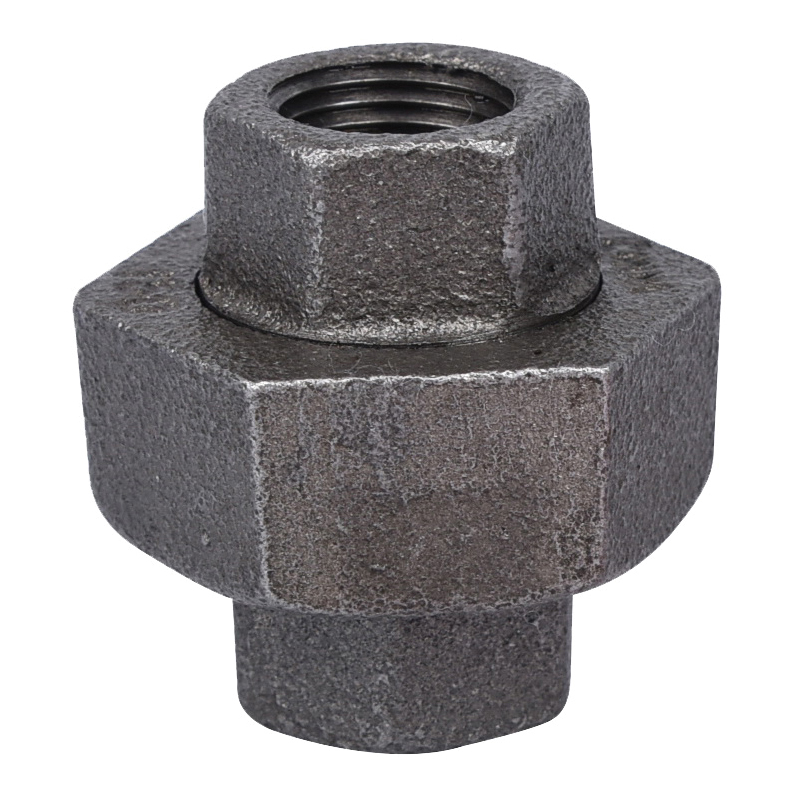 B342 10 Pipe Union, 3/8 in, Threaded, Malleable Iron, 40 Schedule, 300 psi Pressure