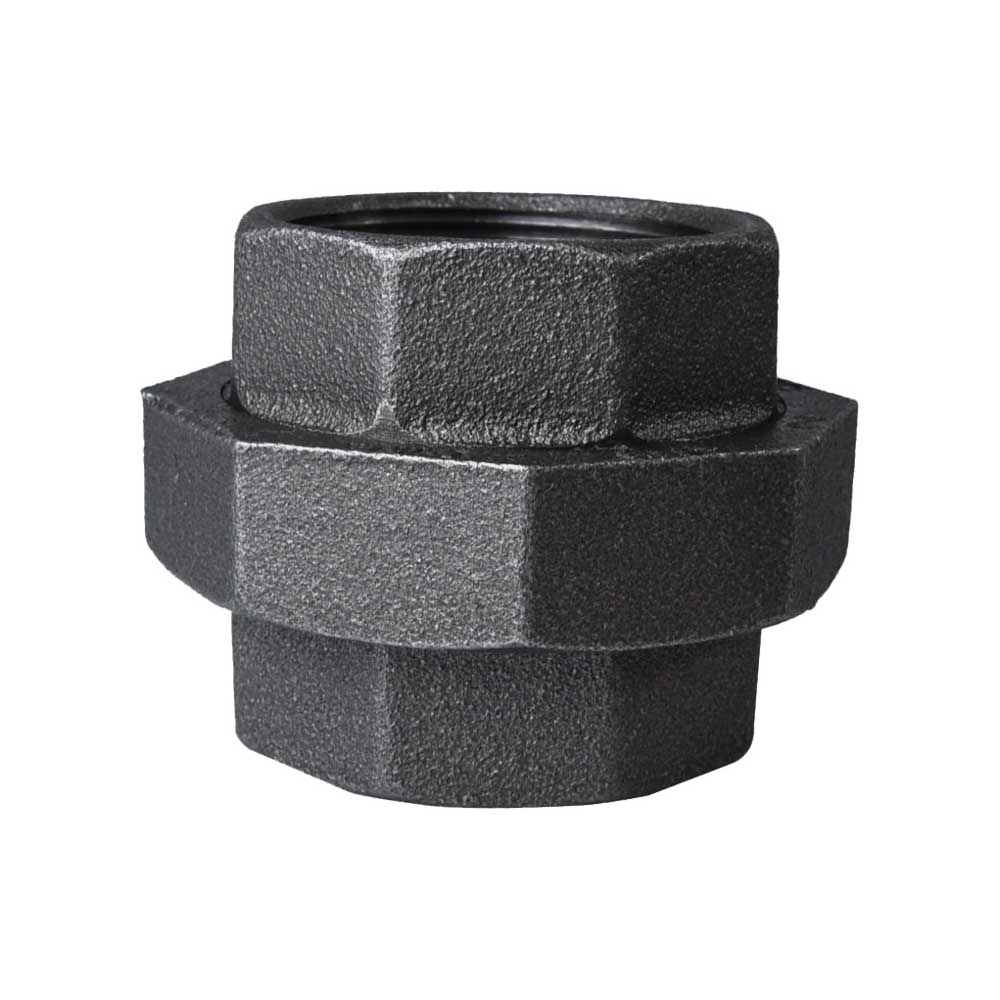 34B-2B Pipe Union, 2 in, Threaded, Steel, 40 Schedule, 300 psi Pressure