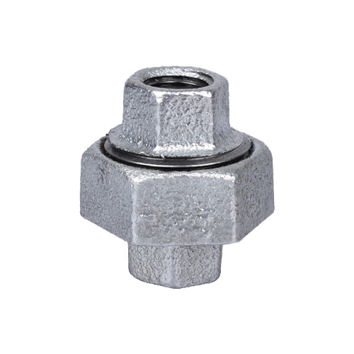 34B-1/4G Pipe Union, 1/4 in, Threaded, Iron, 40 Schedule, 300 psi Pressure