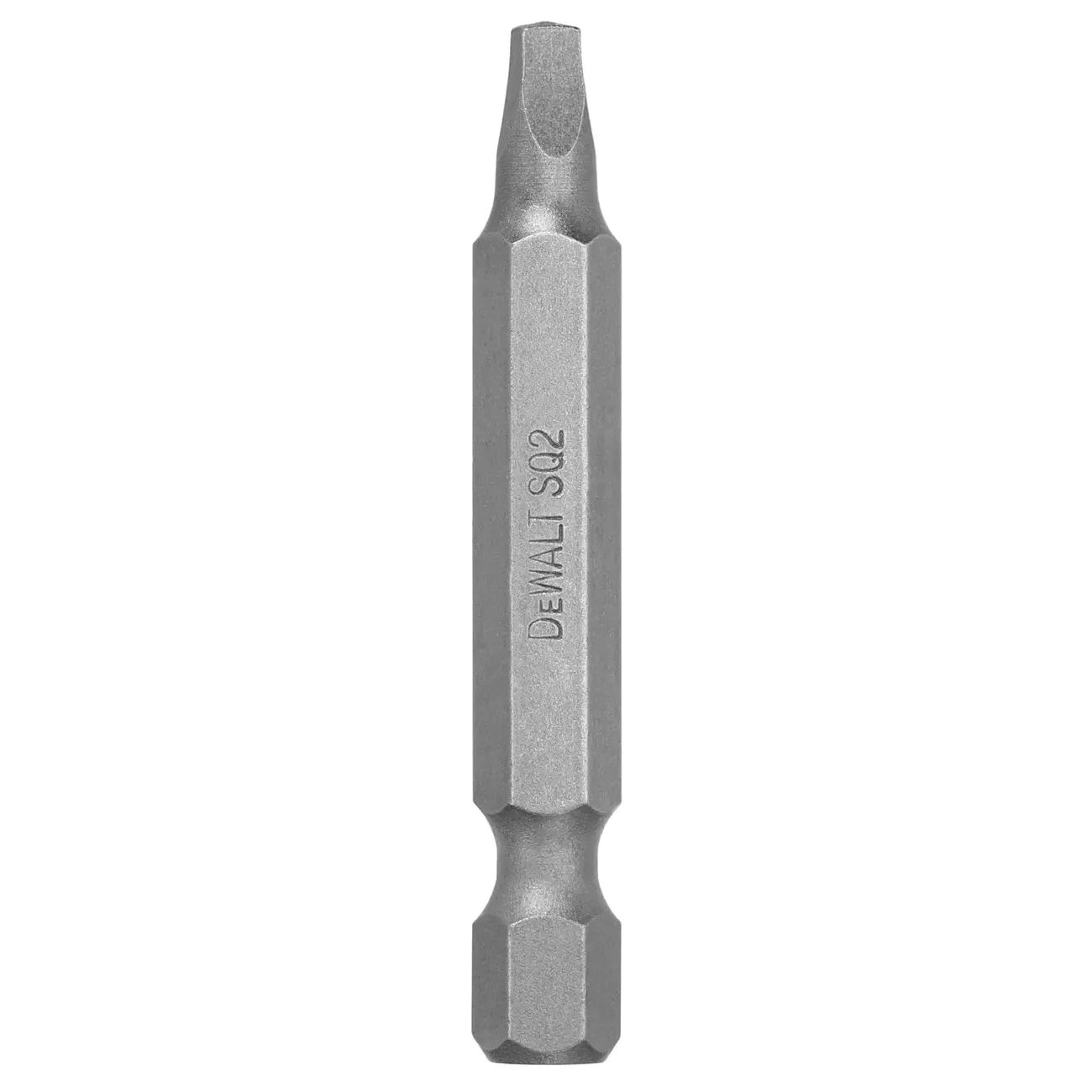 DW2212B Power Screwdriver Bit, #2 Drive, Square Recess Drive, 1/4 in Shank, Hex Shank, 2 in L, Tool Steel