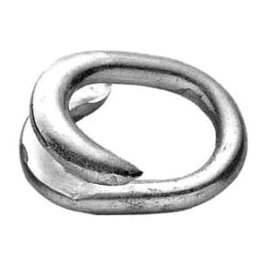 660-1/2 Lap Link, 1/2 in Trade, 2125 lb Working Load, Steel, Zinc-Plated