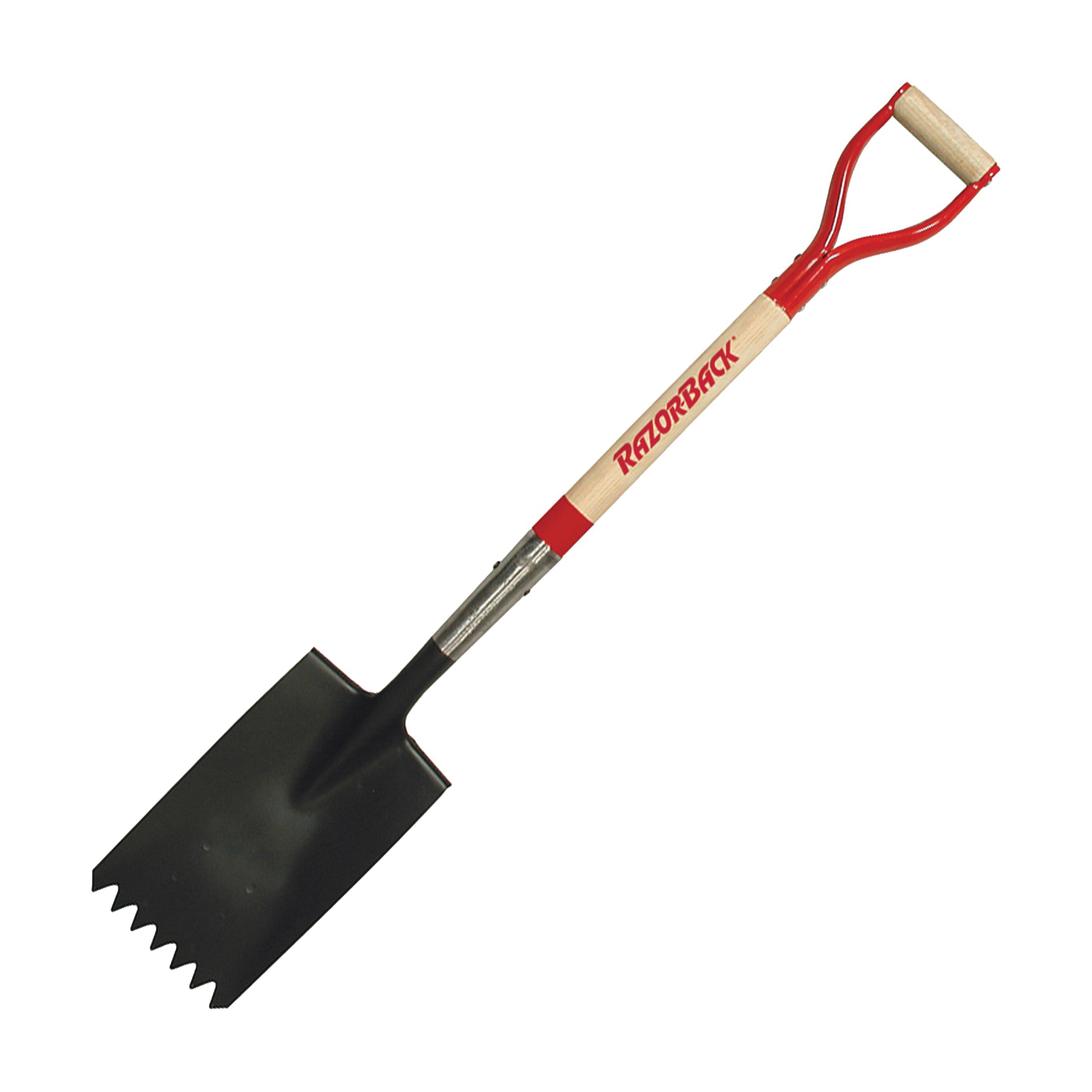 46142 Roofing Tool with Shingle Remover, Steel Blade, D-Shaped Handle, Hardwood Handle, 42 in OAL