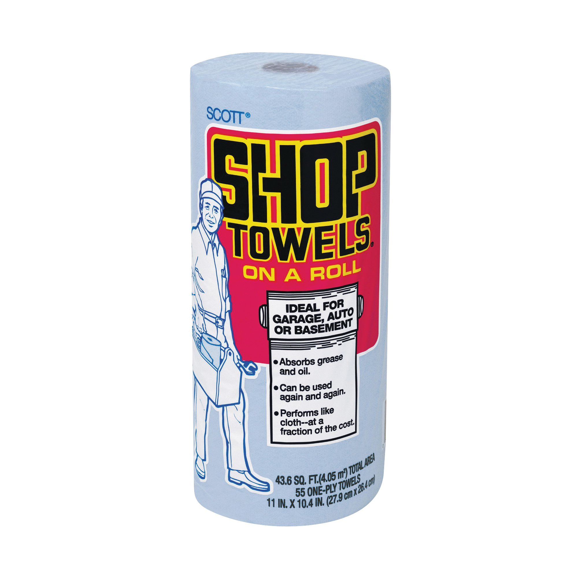 75130 Shop Towel, Crepe Paper, Blue