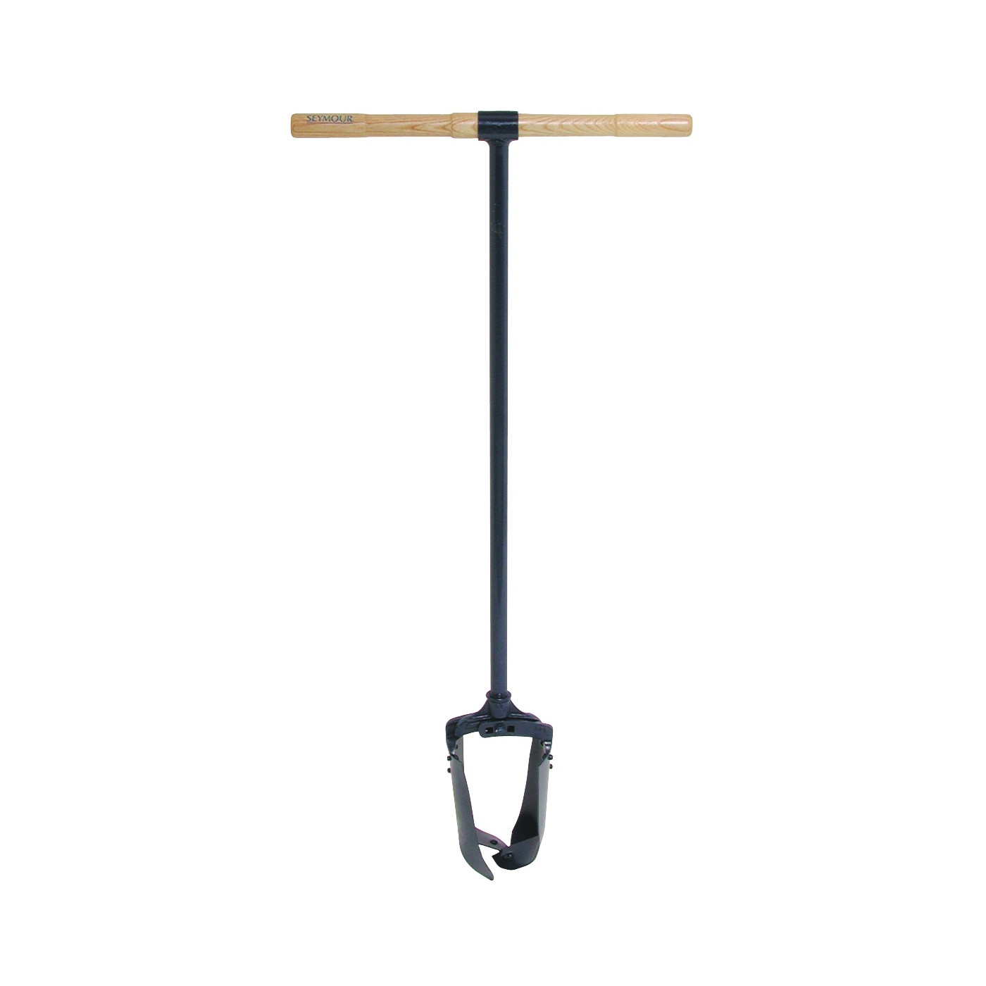 21326 Iwan Adjustable Auger, 6 in Blade, Riveted Blade, Steel Blade, Hardwood Handle, T-Shaped Handle, 47 in OAL
