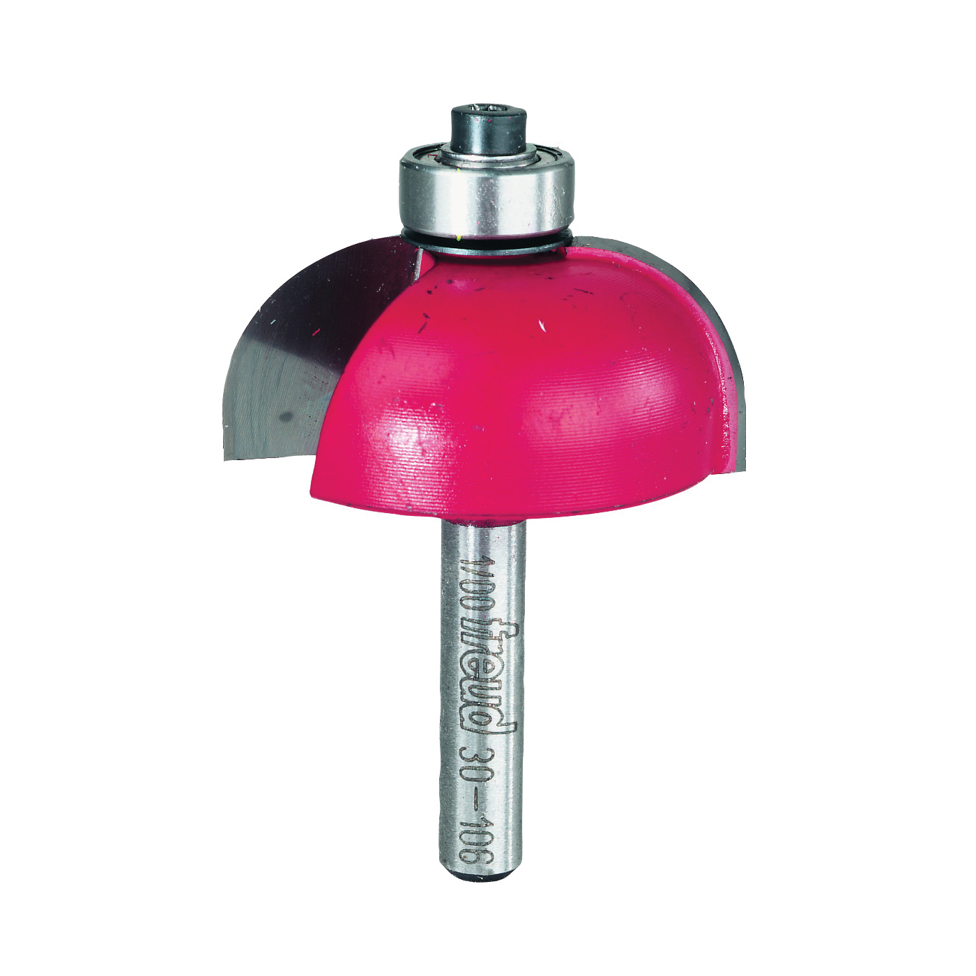 30-106 Router Bit, 1-1/2 in Dia Cutter, 2-3/16 in OAL, 1/4 in Dia Shank, 2-Cutter, Carbide