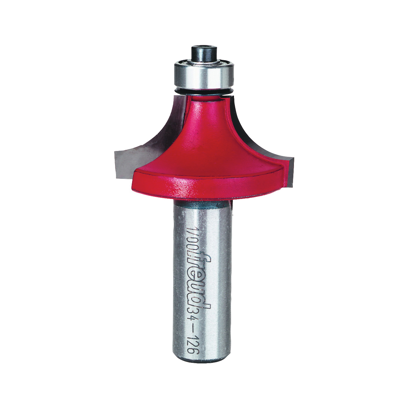 34-126 Router Bit, 1-5/8 in Dia Cutter, 2-3/4 in OAL, 1/2 in Dia Shank, 4-Cutter, Carbide