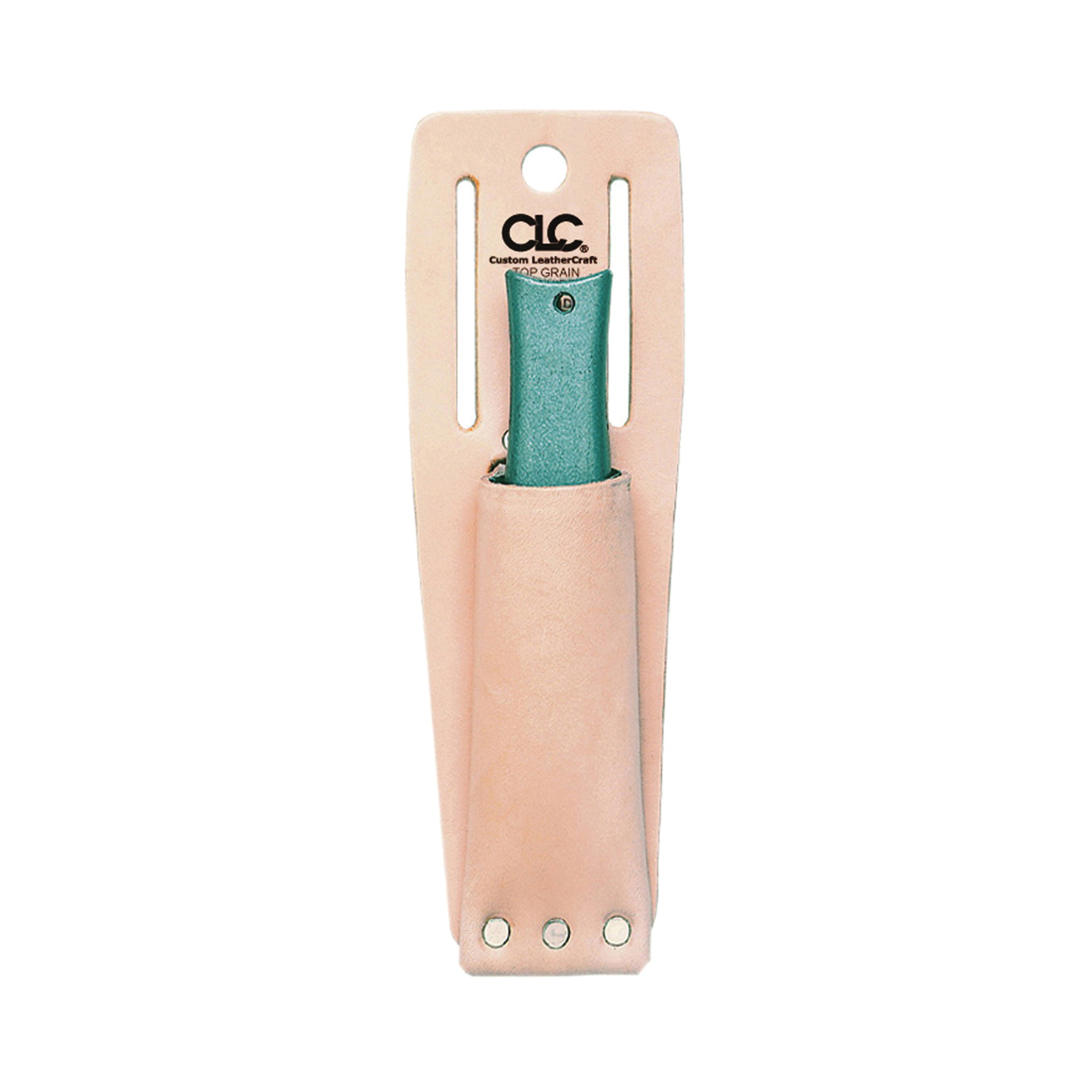 453 Utility Knife Sheath, Leather, Tan, 3-1/4 in W, 9-5/8 in H
