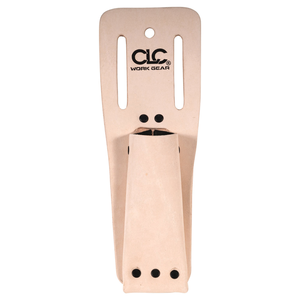 CLC 453 Utility Knife Sheath, Leather, Tan, 3-1/4 in W, 9-5/8 in H - 2