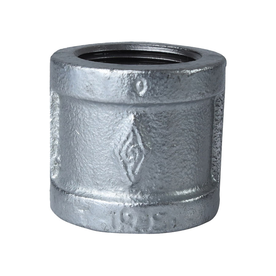 21-1/2G Pipe Coupling, 1/2 in, Threaded, Steel, 40 Schedule, 300 psi Pressure