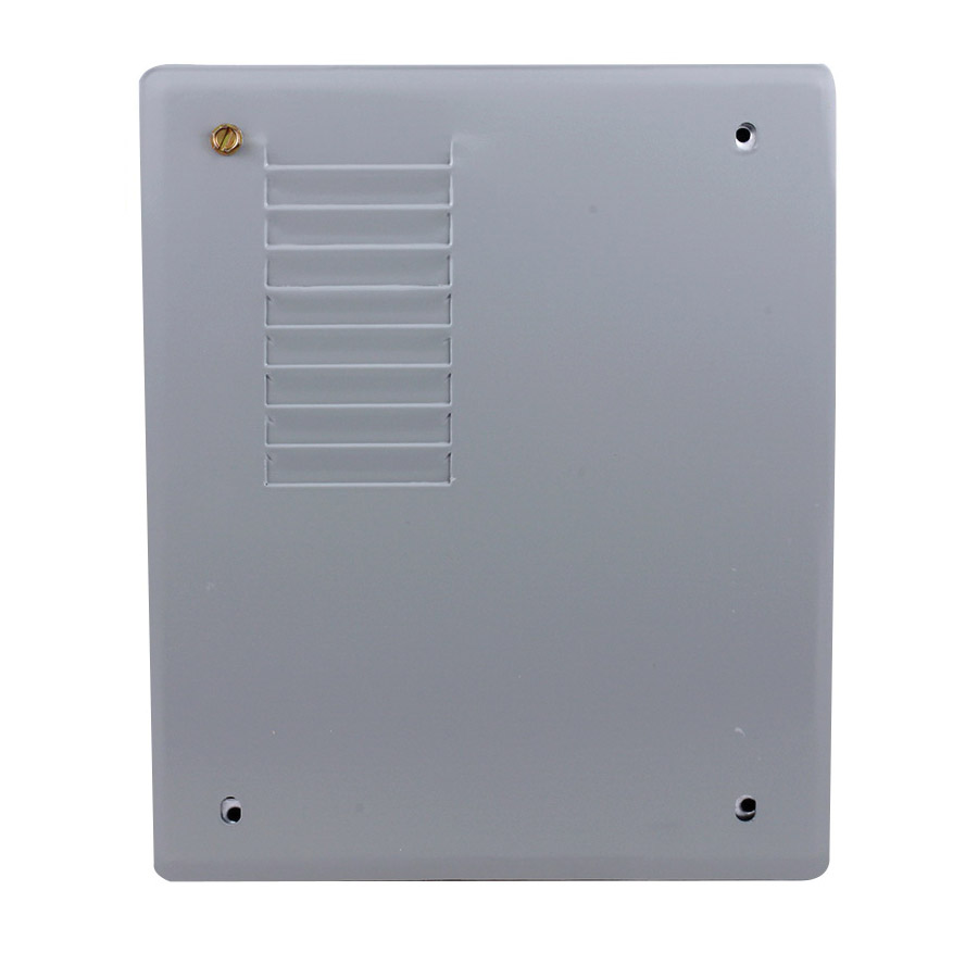 PowerMark Gold TLM Series TLQ412C Load Center, 125 A, 4-Space, 8-Circuit, Main Lug, NEMA 1 Enclosure, Flush