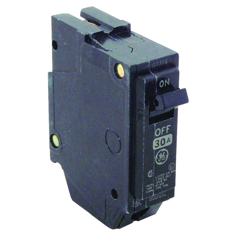 Industrial Solutions THQL1130A Feeder Circuit Breaker, Type THQL, 30 Amp, 1 -Pole, 120/240 V, Plug Mounting