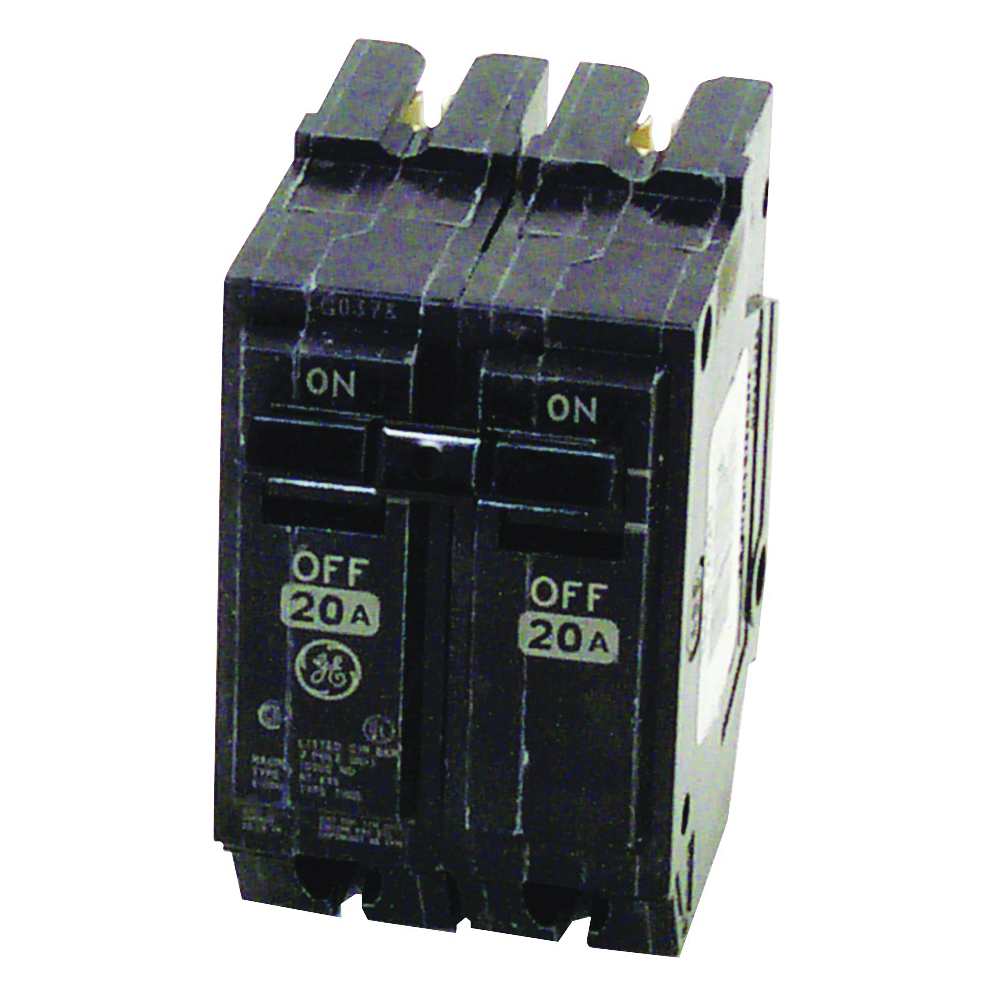 Industrial Solutions THQL2120A Feeder Circuit Breaker, Type THQL, 20 Amp, 2 -Pole, 120/240 V, Plug Mounting