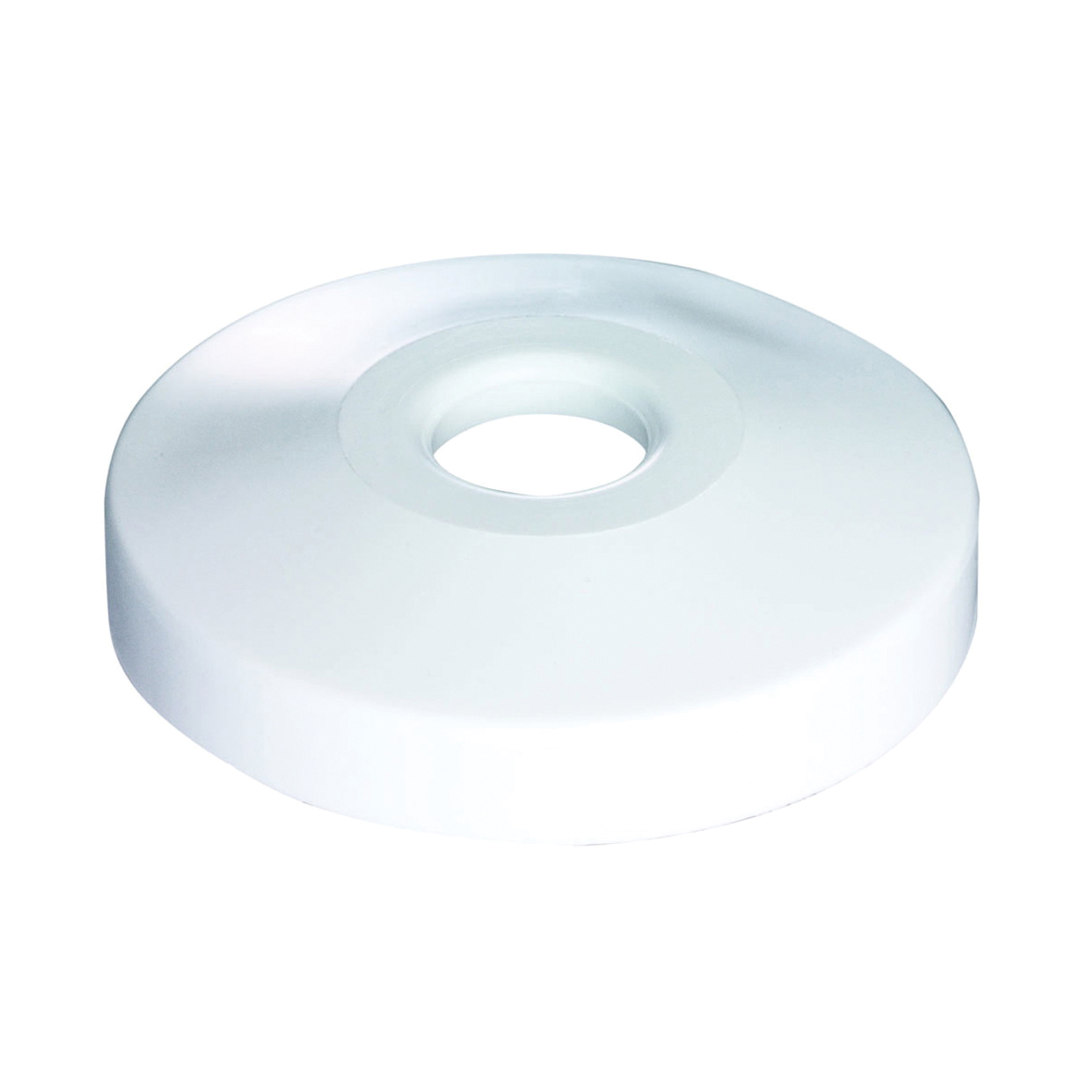 PP808-84 Bath Flange, 3-1/2 in OD, For: 1/2 in Pipes, Plastic, White