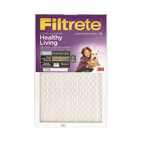 2010DC-6 Electrostatic Air Filter, 12 x 12 x 1, 11 MERV, 90 % Filter Efficiency, Microfiber Filter Media, 90 Day