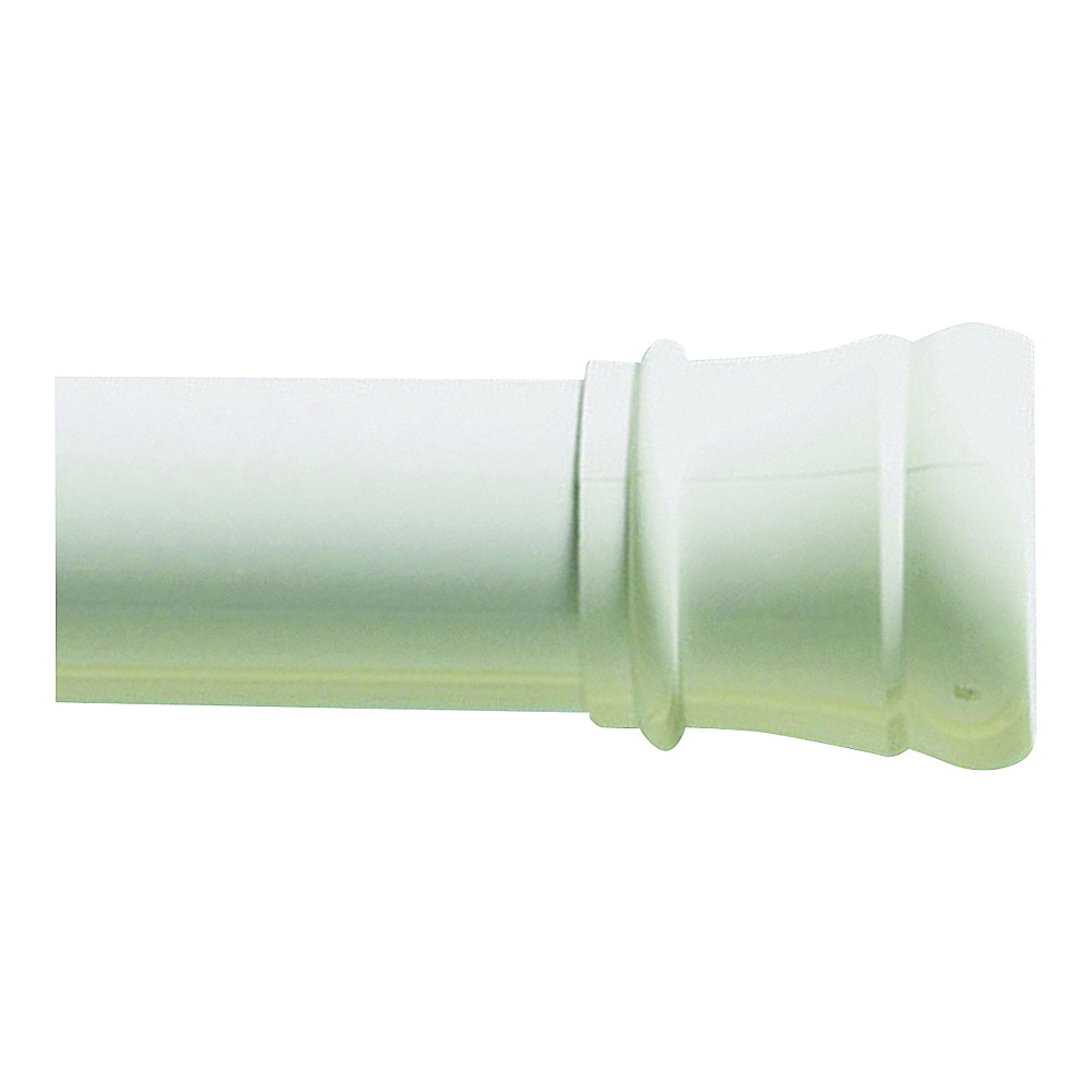 TwistTight Series 512W/502W Adjustable Shower Stall Rod, 40 in L Adjustable, 1 in Dia Rod, Steel