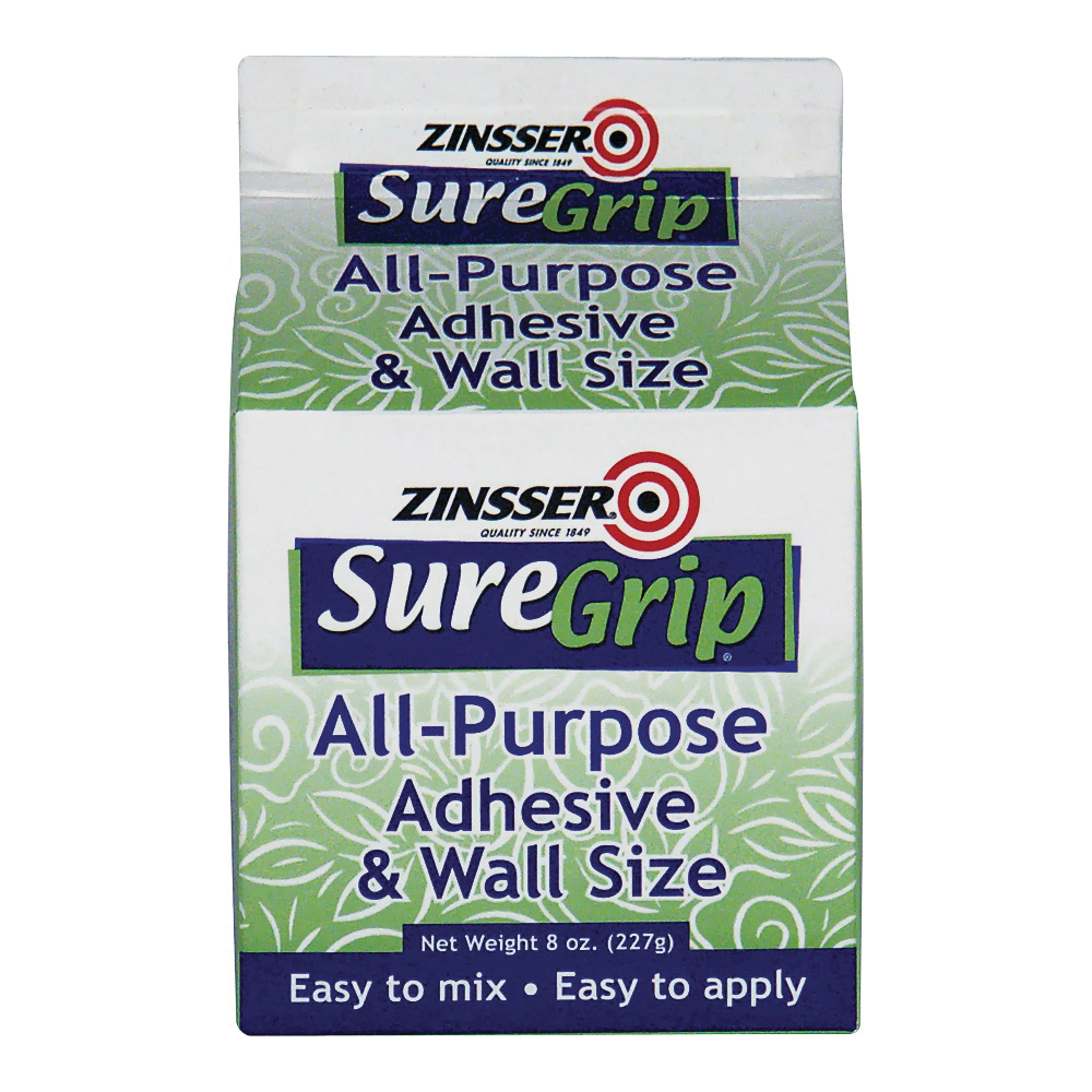 62008 Wallpaper Adhesive, White, 8 oz