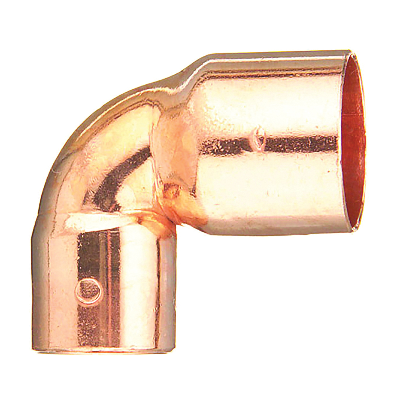 31274 Reducing Pipe Elbow, 1/2 x 3/8 in, Sweat, 90 deg Angle, Copper