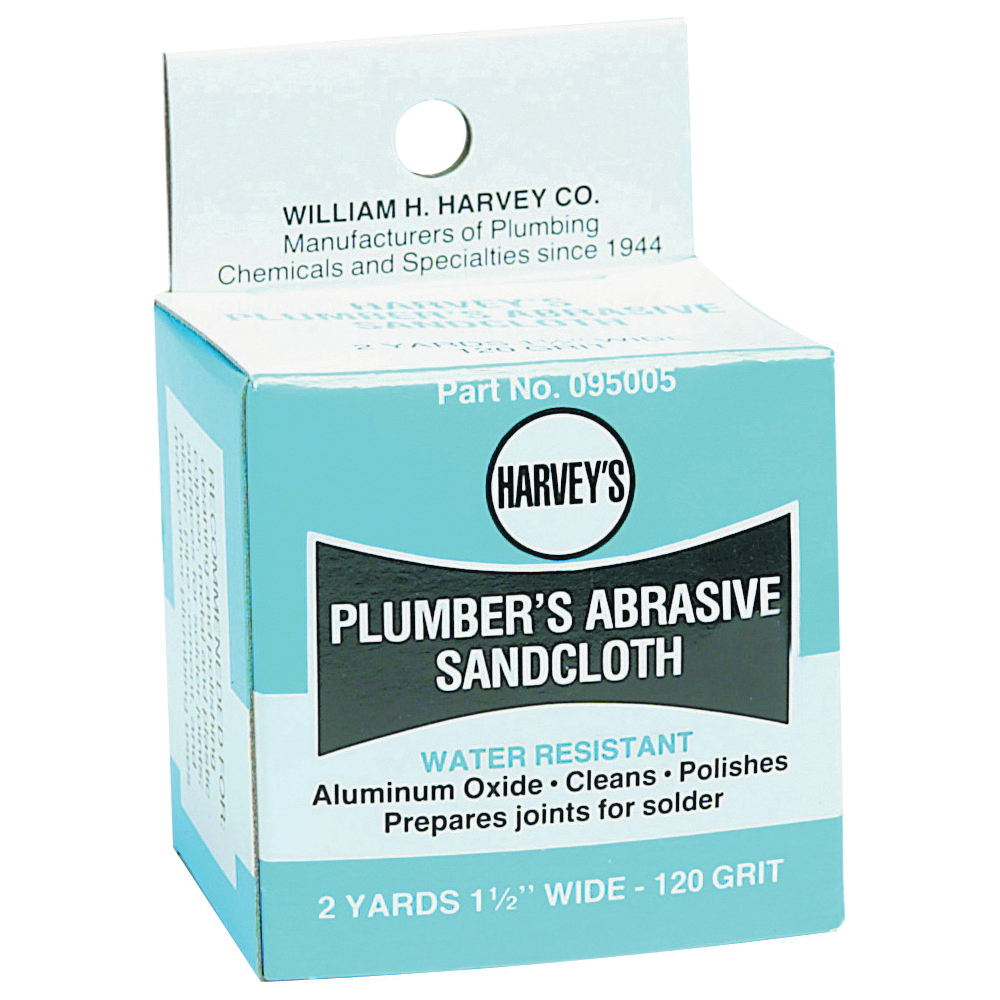 95005 Sand Cloth, 120 Grit, Aluminum Oxide Abrasive