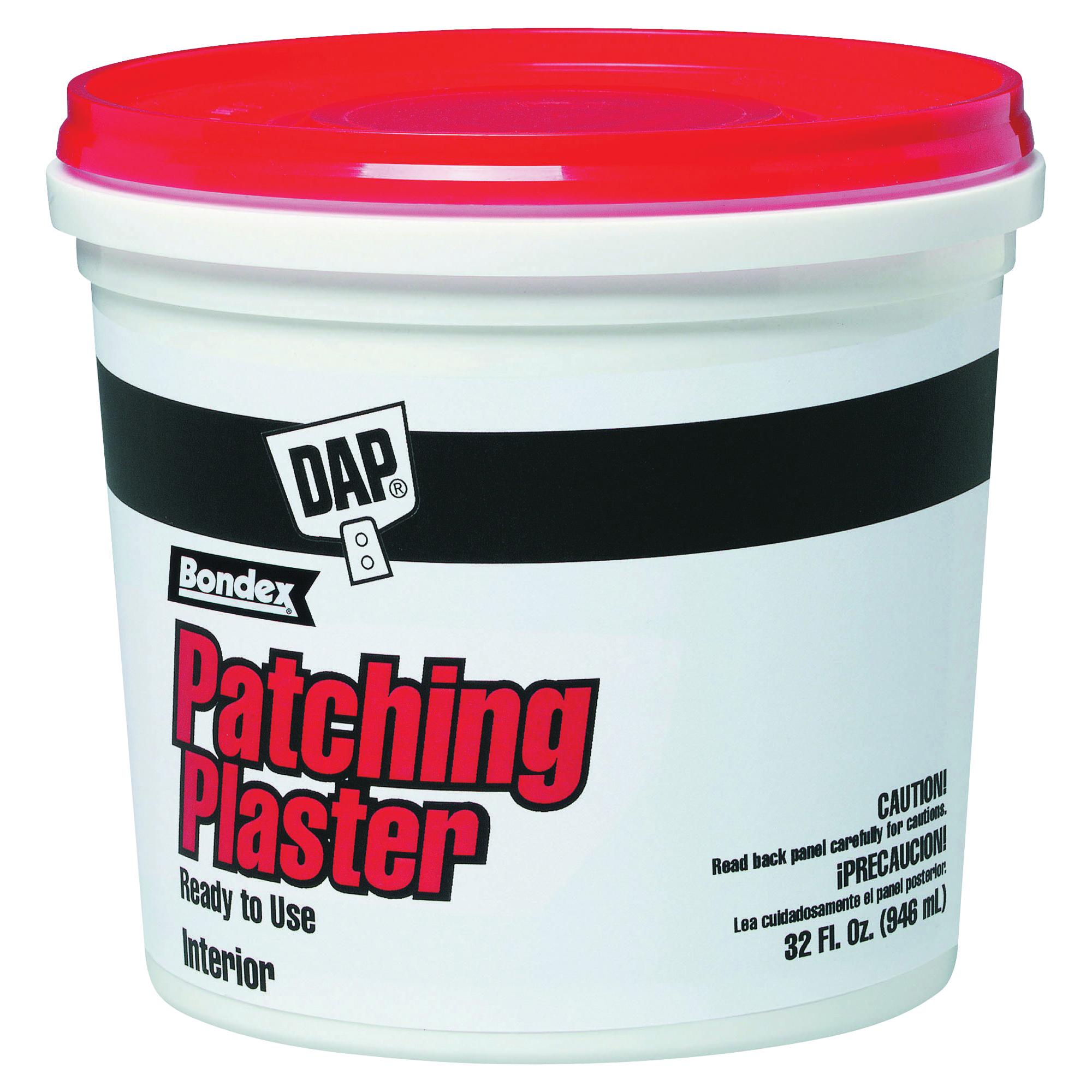 52084 Patching Plaster, Paste, White, 1 qt Tub