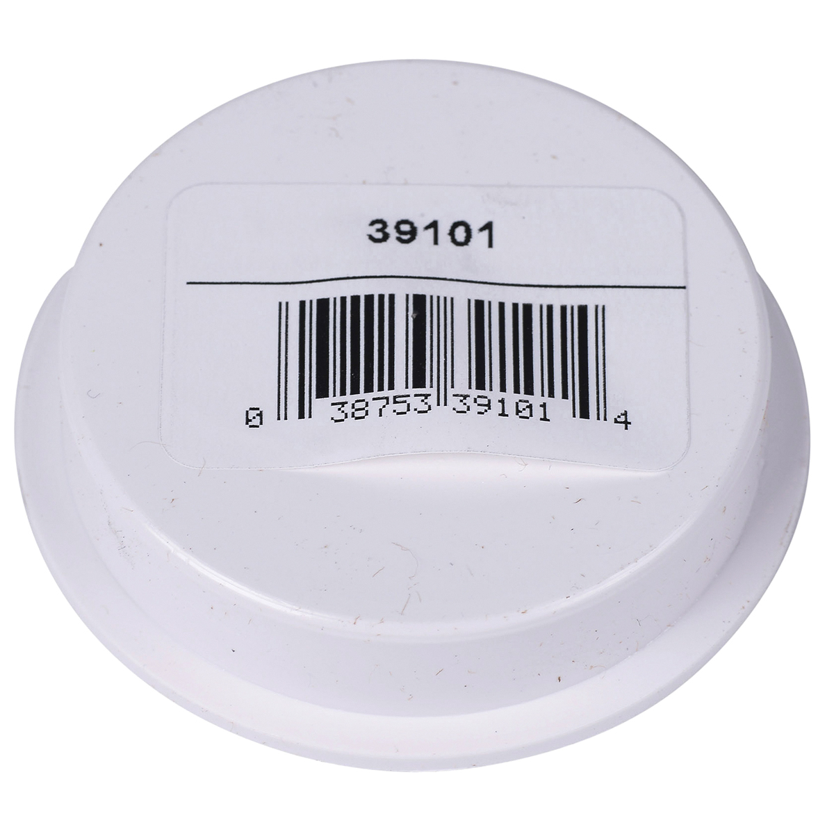 Knock-Out 39101 Test Cap with Barcode, 2 in Connection, ABS, White