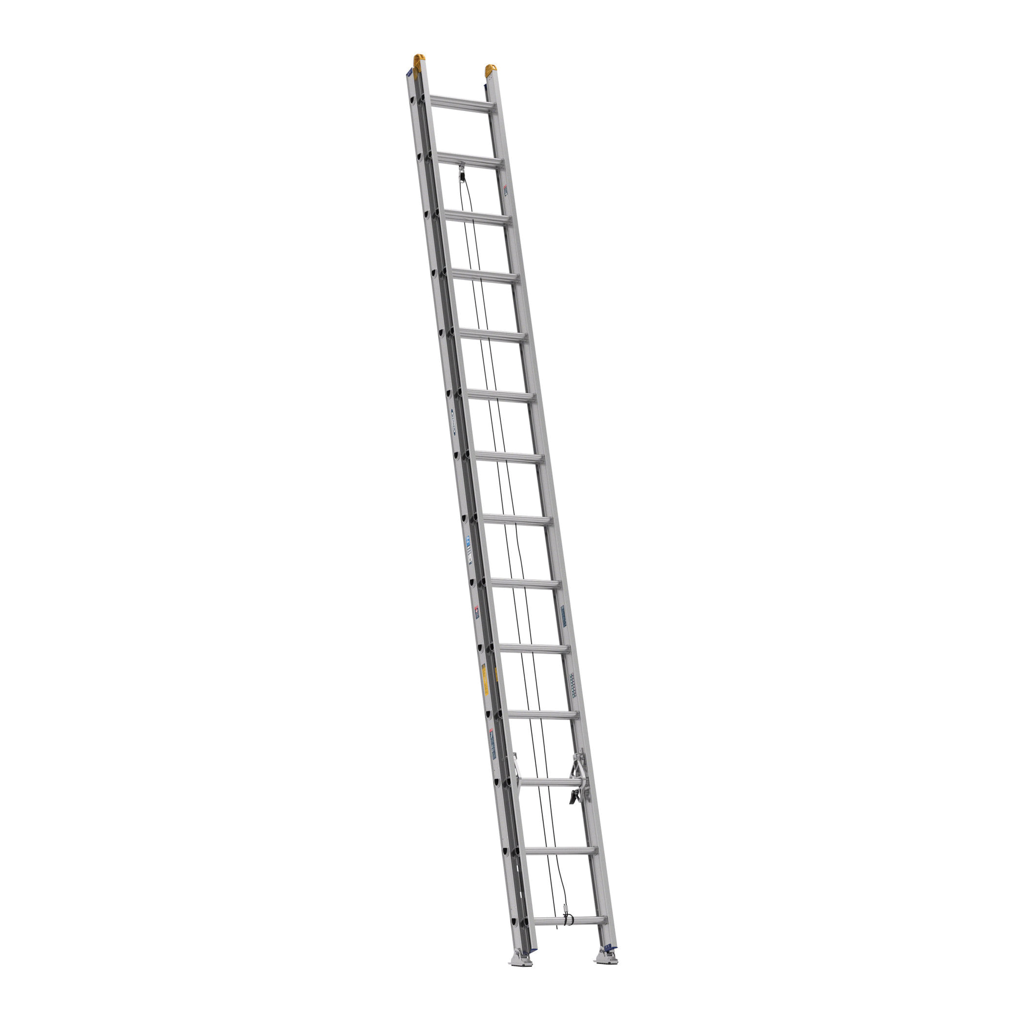 WERNER D1328-2 28 ft. Extension Ladder, 27 ft. Reach, 250 lb, Aluminum