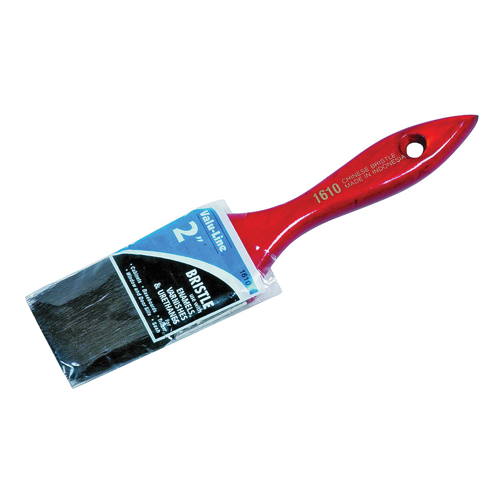 1610-2 Paint Brush, 2 in W, 2 in L Bristle, China Bristle, Varnished Handle