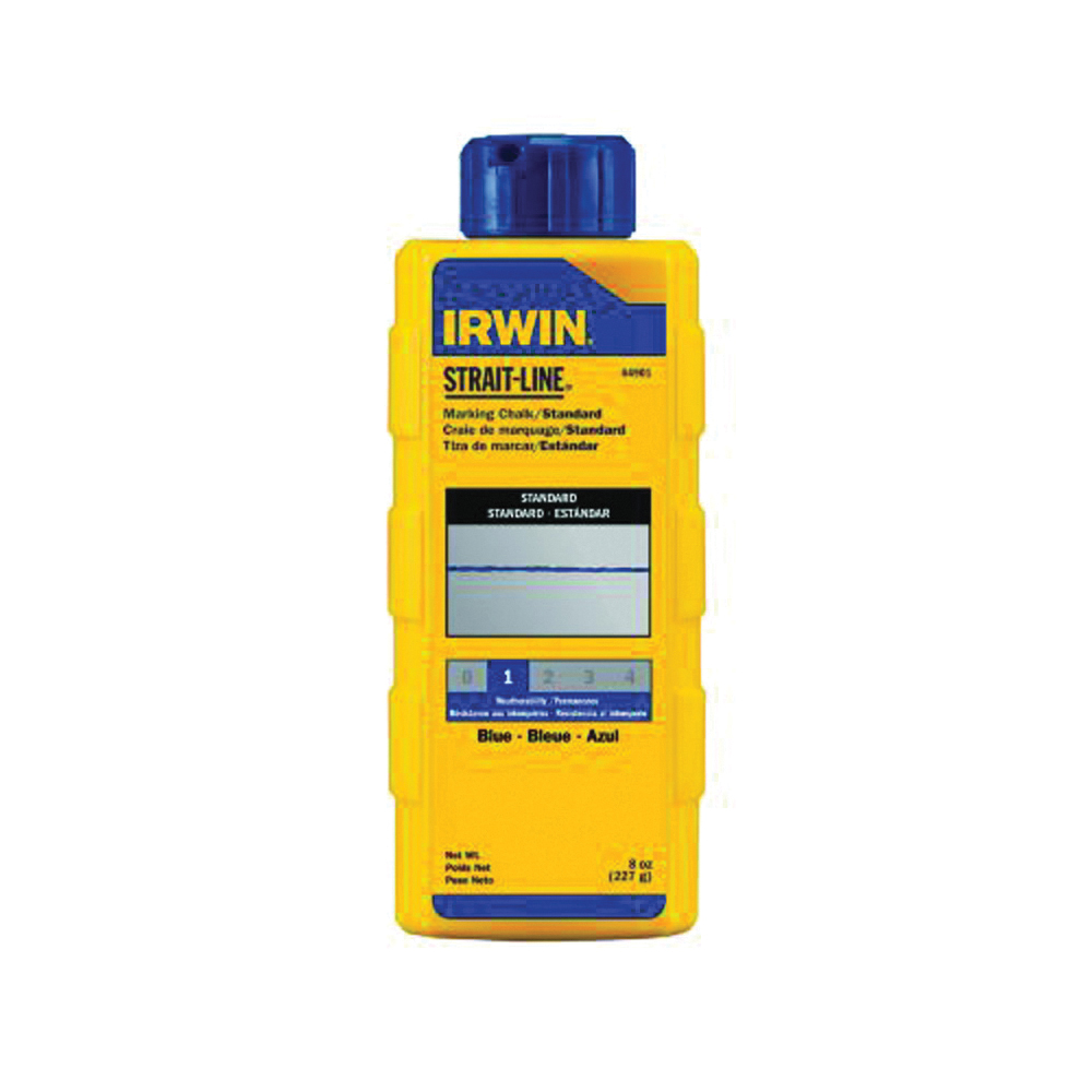 IRWIN 64901 Marking Chalk Refill, Blue, Temporary, 8 oz