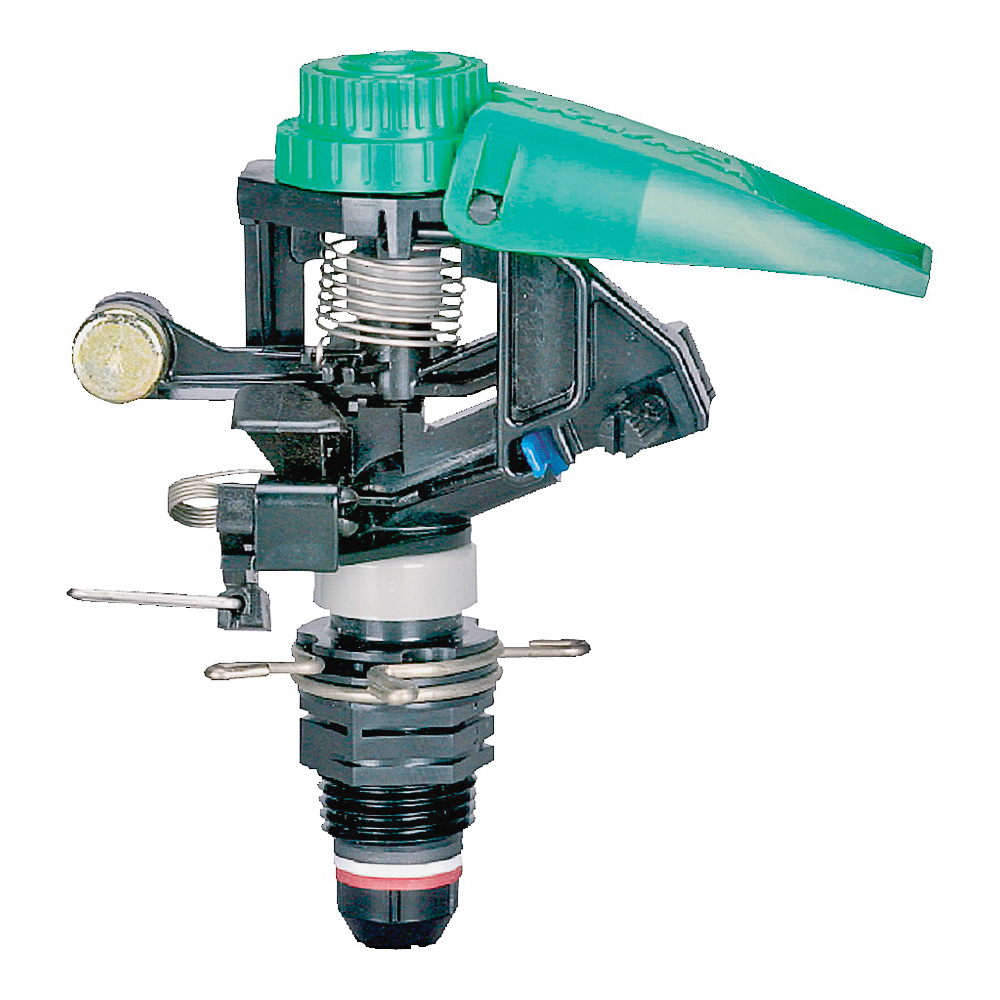 P5R Impact Sprinkler, 1/2 in Connection, Full-Circle, Part-Circle, Bayonet Nozzle, Polymer/Stainless Steel