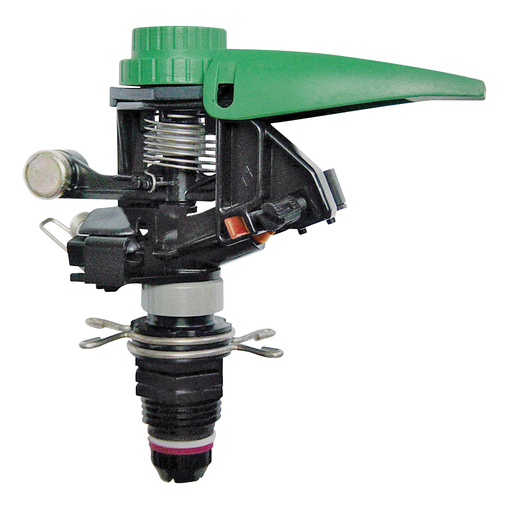 P5R PLUS Impact Sprinkler, 1/2 in Connection, Male, 44 ft, 23 deg Nozzle Trajectory, Full/Part-Circle