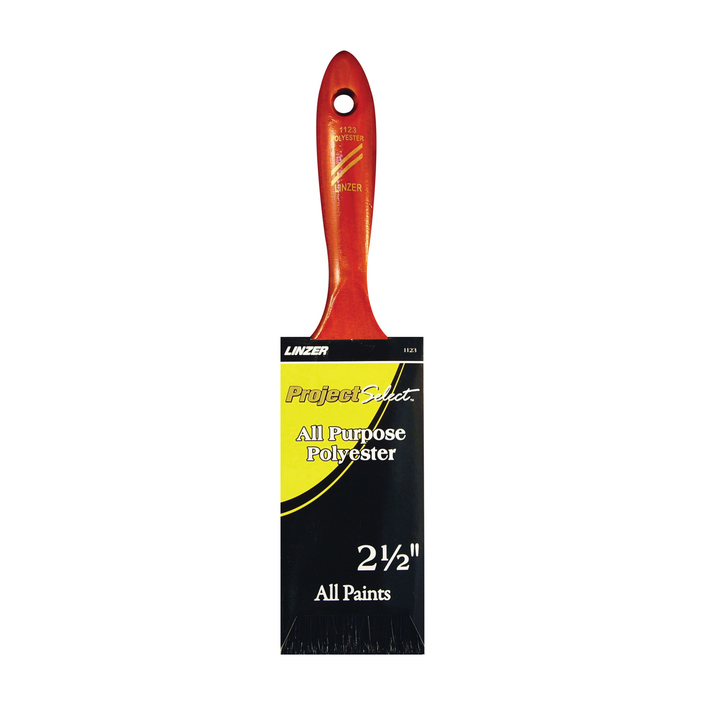 WC 1123-2.5 Paint Brush, 2-1/2 in W, 2-3/4 in L Bristle, Beaver Tail Handle