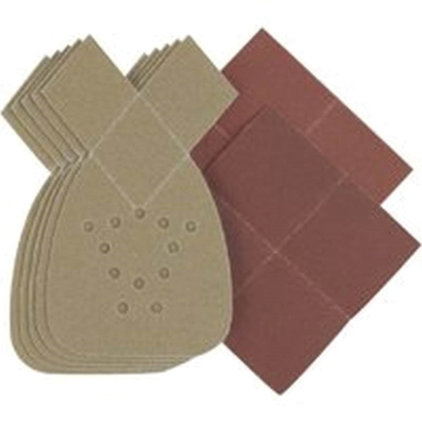 BDAM180 Sandpaper, 180 Grit, Fine, Aluminum Oxide Abrasive, 8 pk