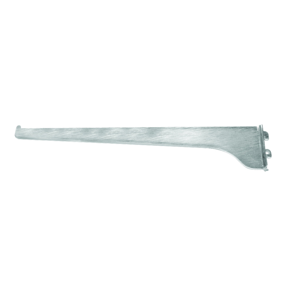 180 ANO 12 Shelf Bracket, 12 in L, Steel, Anochrome