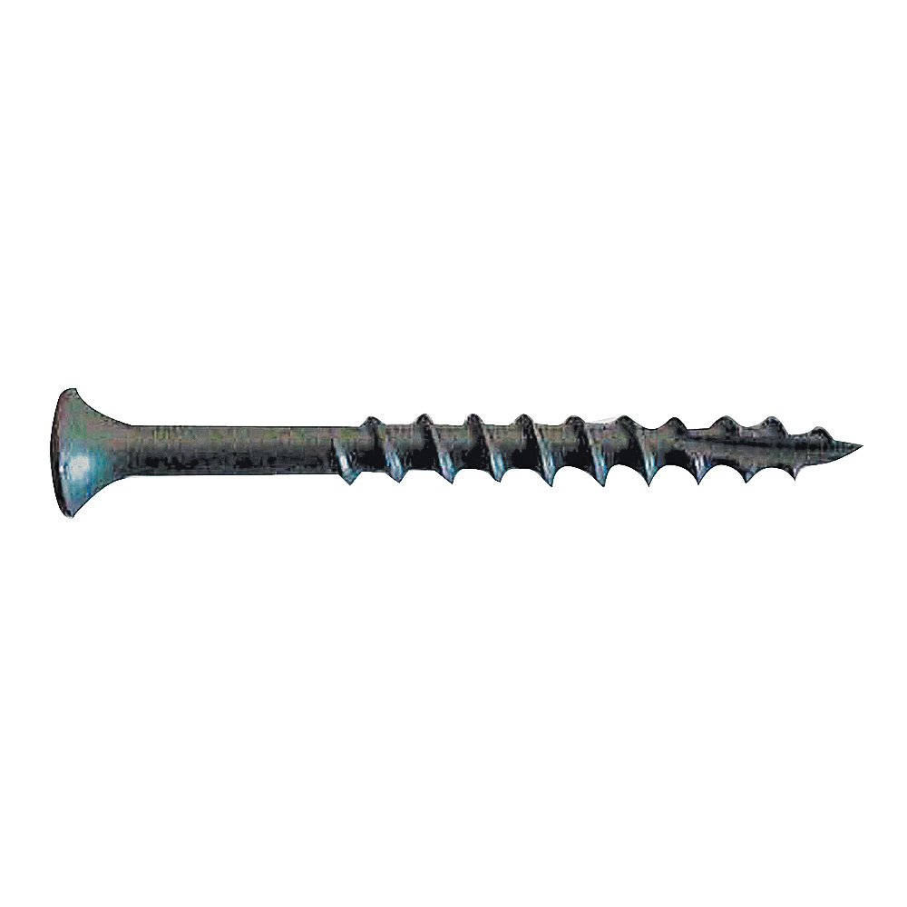 0341179 Deck Screw, #9 Thread, 3 in L, Bugle Head, Star Drive, Type 17 Slash Point, Carbon Steel, ProTech-Coated