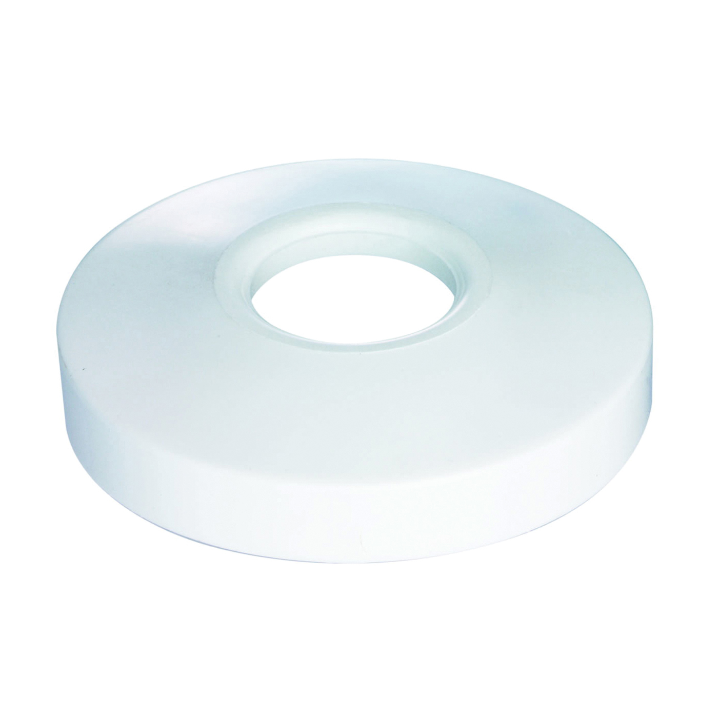 PP803-01 Bath Flange, 3-1/2 in OD, For: 3/4 in Pipes, Plastic, White