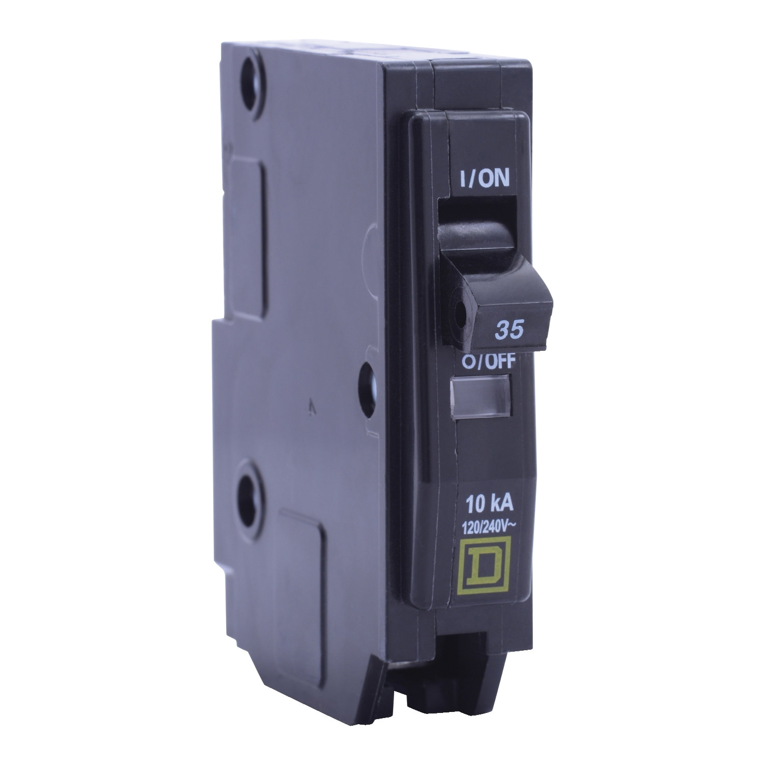 QO140CP Miniature Circuit Breaker, 40 A, 1-Pole, 120/240 VAC, 48 VDC, Fixed Trip, Plug Mounting