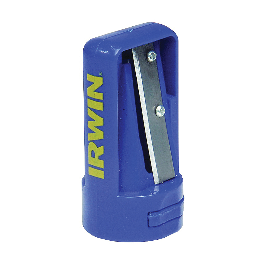 233250 Pencil Sharpener, Steel Blade, Plastic Housing Material, Blue Housing