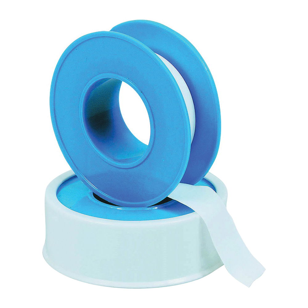 17072B-500 Thread Seal Tape, 260 in L, 1/2 in W, PTFE, Blue/White