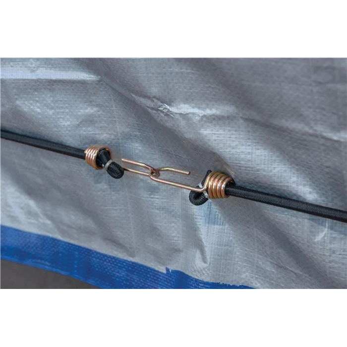 Keeper 06185 Bungee Cord, 13/32 in Dia, 40 in L, Rubber, Black, Hook End - 3