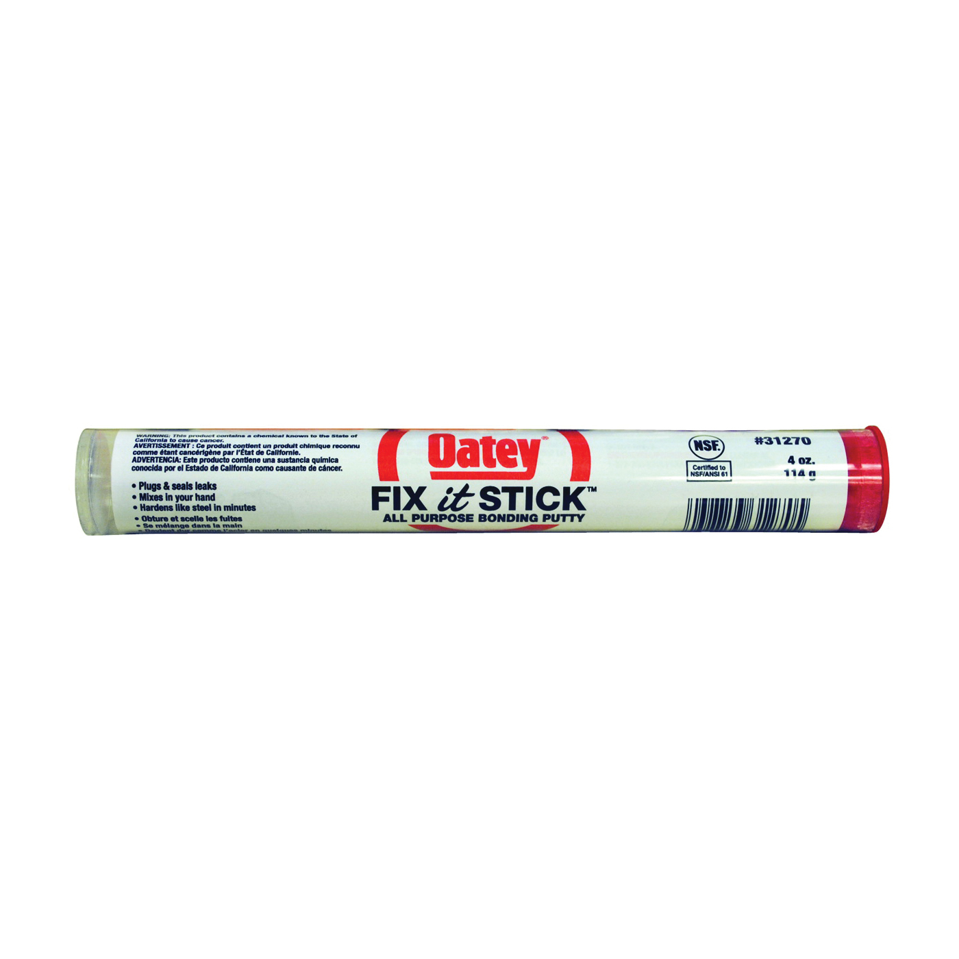 Fix-It Stick Series 31270 Epoxy Putty, Solid, Beige/White, 4 oz